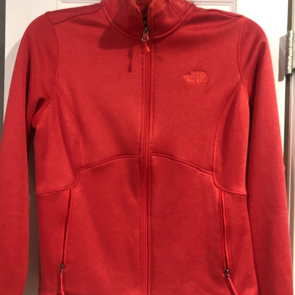 Red The North Face jacket